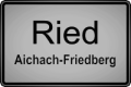 Ortsschild Ried